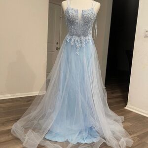 Prom dress blue M new